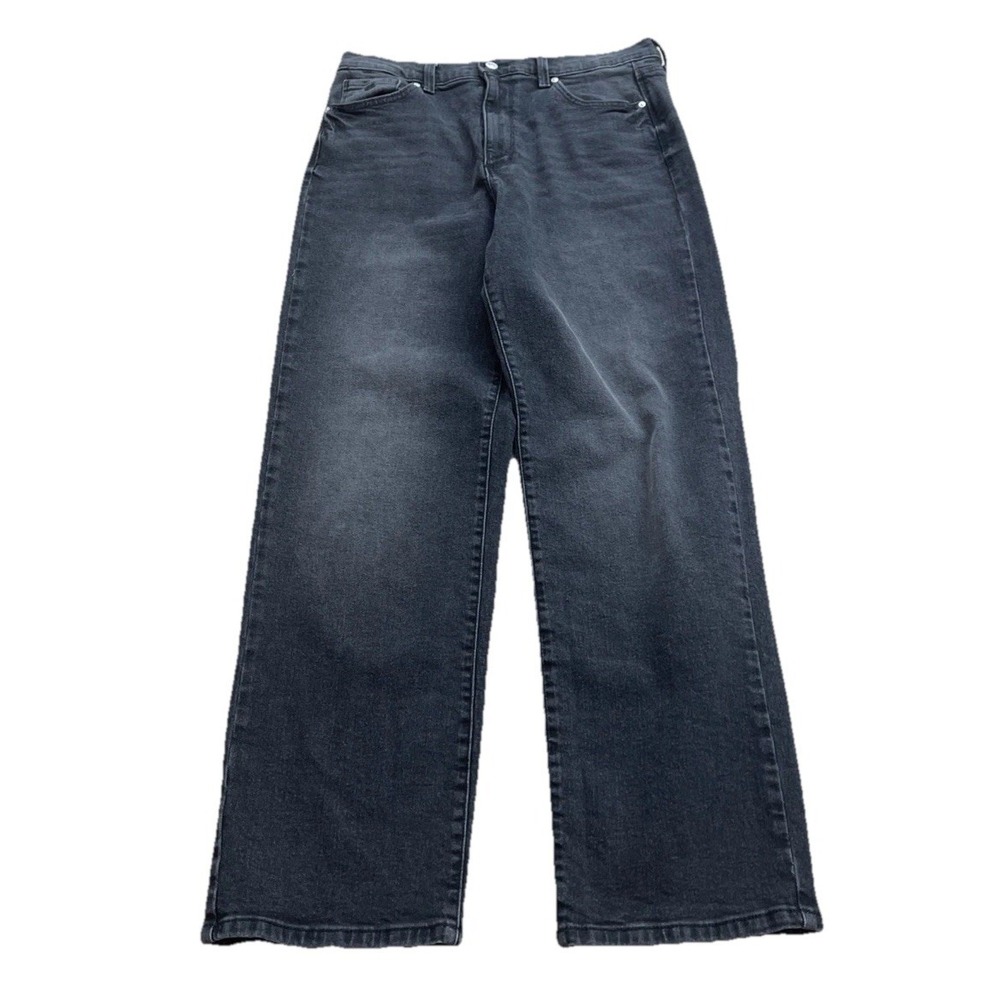 Gloria Vanderbilt Denim Jeans Women's Size 12 Black Stretch Pockets